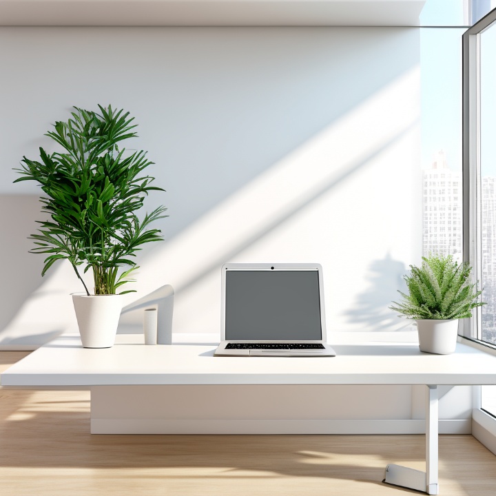 Ambiente de escritorio organizado